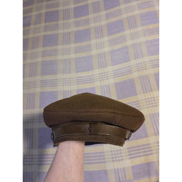 WWII US Wool Army Enlisted Man Service Visor Continental Hat Cap Co 30s 40s 50s main image 11